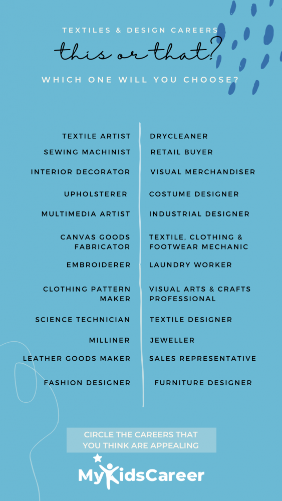 Textiles and Design Careers Textiles and Design Careers