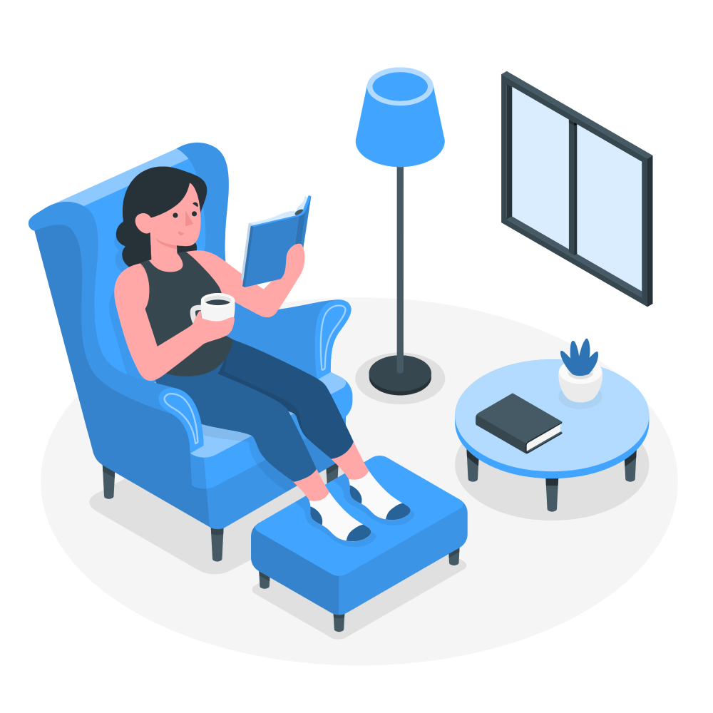 Relaxing at home-amico